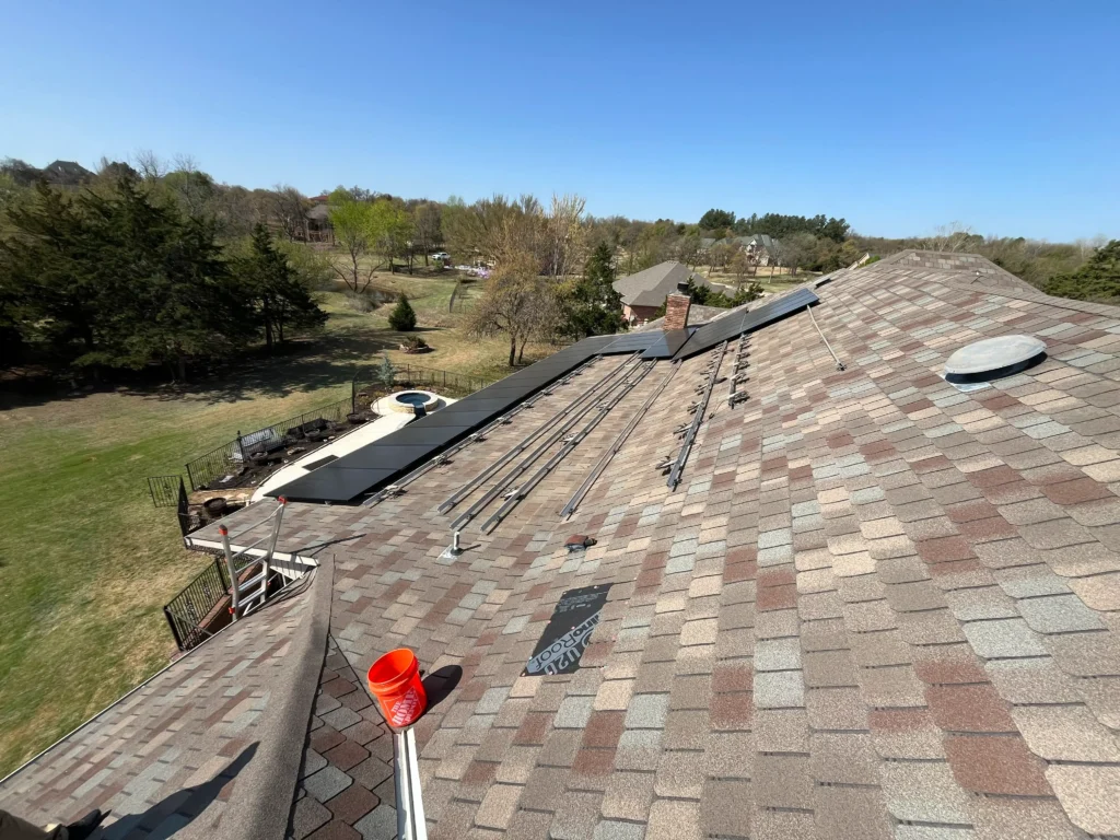 prep begins for new solar panels