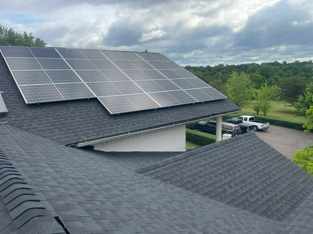 installation panels solar roof acts