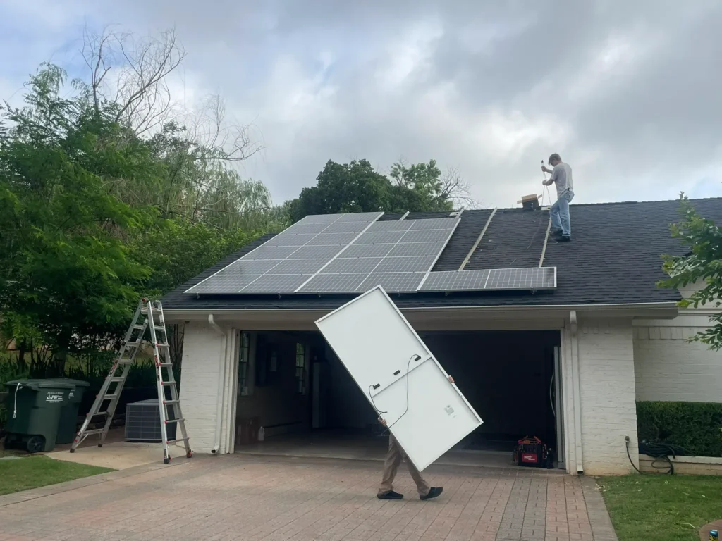 installation panels solar roof acts 2