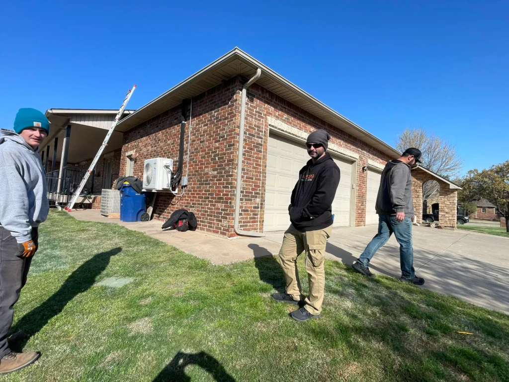 team of acts solar on a mission to install some solar panels